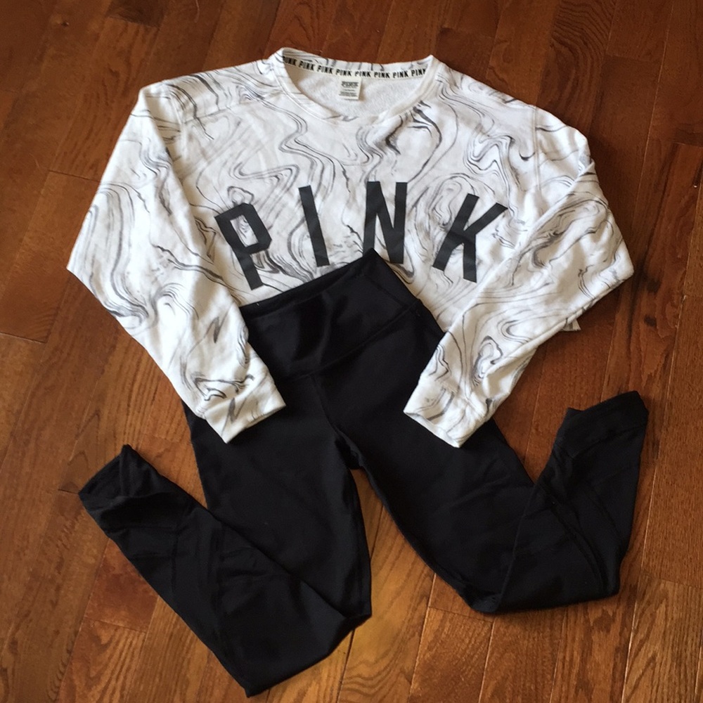 PINK Crop Sweatshirt 🥳Offers Welcome🥳